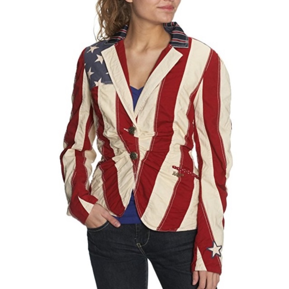 Blazer Tommy Hilfiger American Flag Small S Jacket